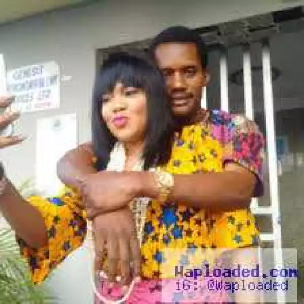 Toyin Aimakhu drags her ex, Seun Egbegbe to the police, as he signs undertaking never to disturb her again
